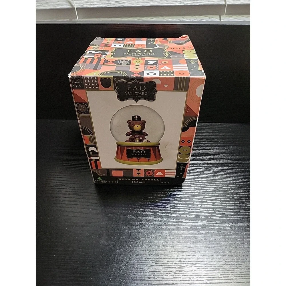 Department 56 FAO Schwarz SNOW GLOBE Bear 🐻